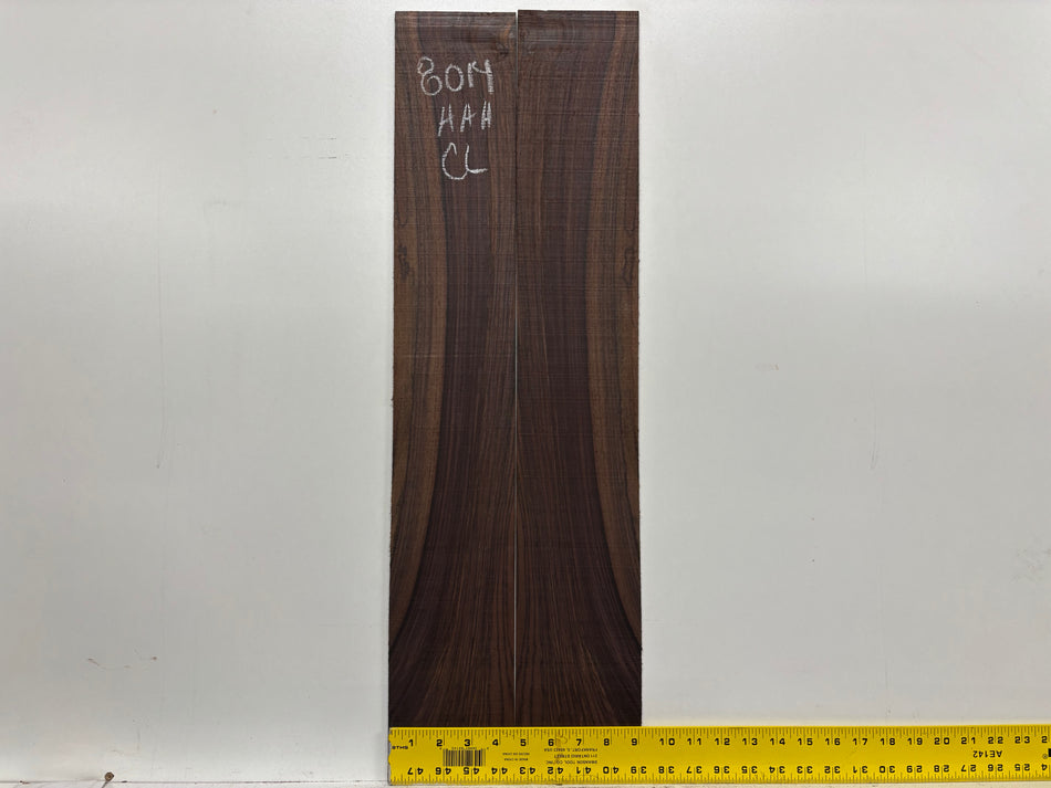 Juego de fondo y aros de guitarra de grado AAAA Dreadnought de palisandro de la India Oriental #61 