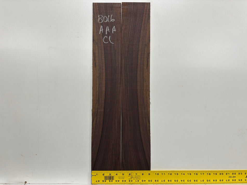 Juego de fondo y aros de guitarra de grado AAAA Dreadnought de palisandro de la India Oriental #61 