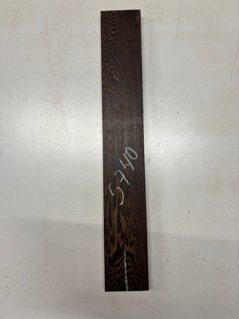 1 Piece, Wenge Thin Stock Lumber 23"x3-3/8"x7/8"#5740
