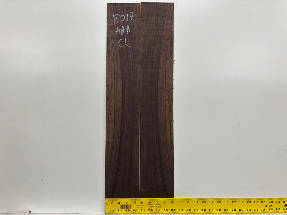 Juego de fondo y aros de guitarra de grado AAAA Dreadnought de palisandro de la India Oriental #61 