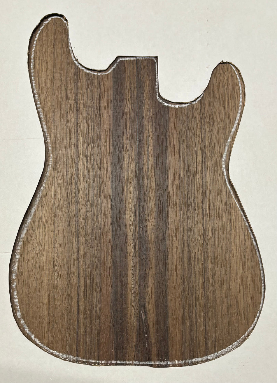 Dessus de guitare en noyer noir apparié 21" x 7-1/4" x 1/4" #316
