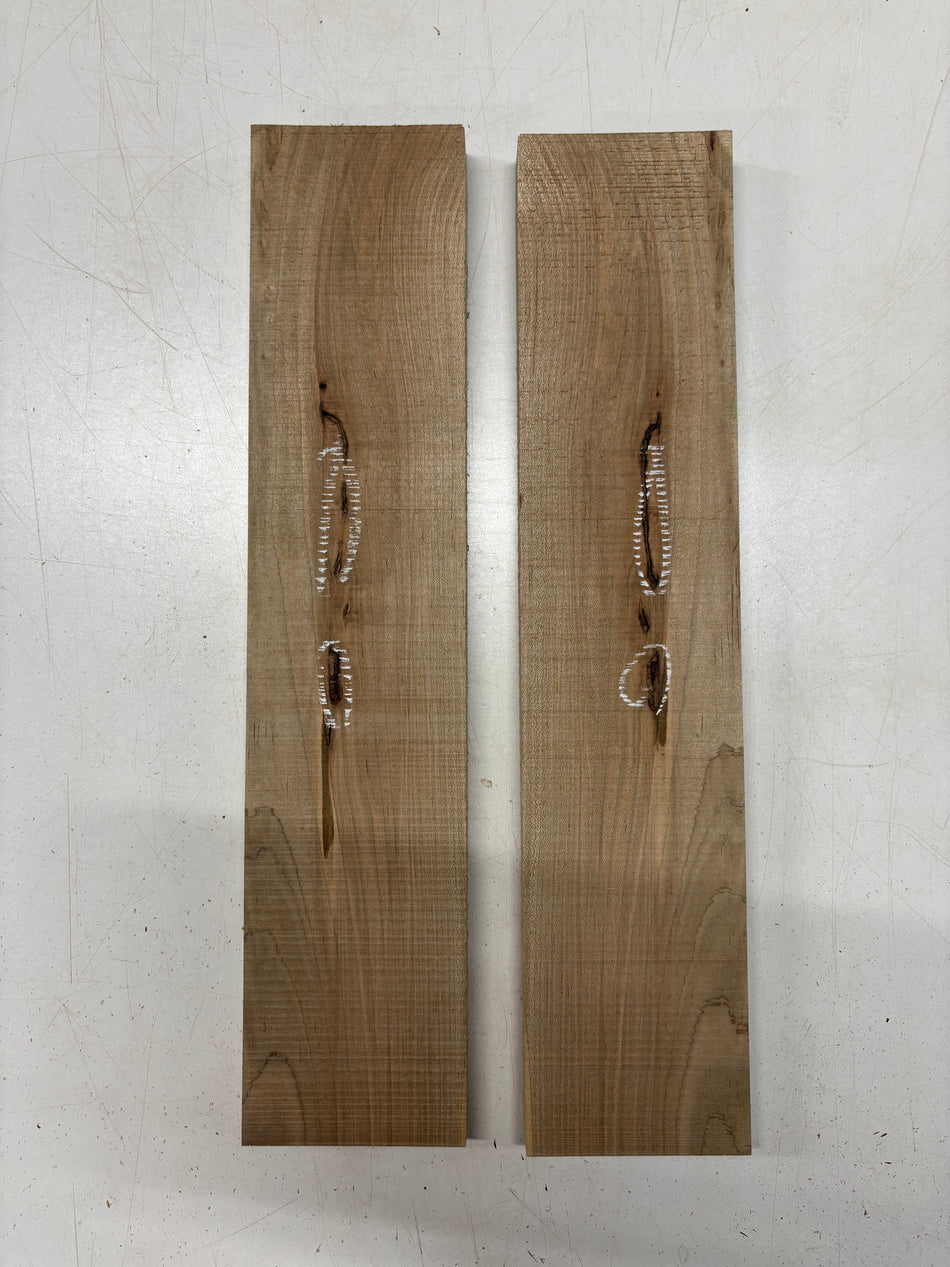 2 Pack, Ambrosia Maple Thin Stock Lumber  19"x4"x7/8"#5751