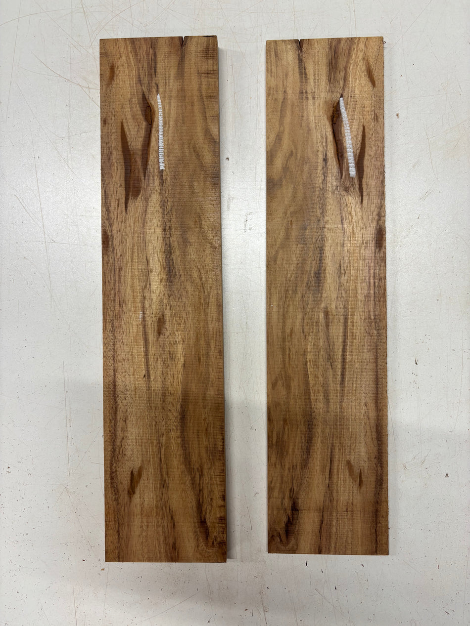 2 Pack, Koa Thin Stock Lumber 17"x4"x1/4"   , 17"x4"x5/8"#5752