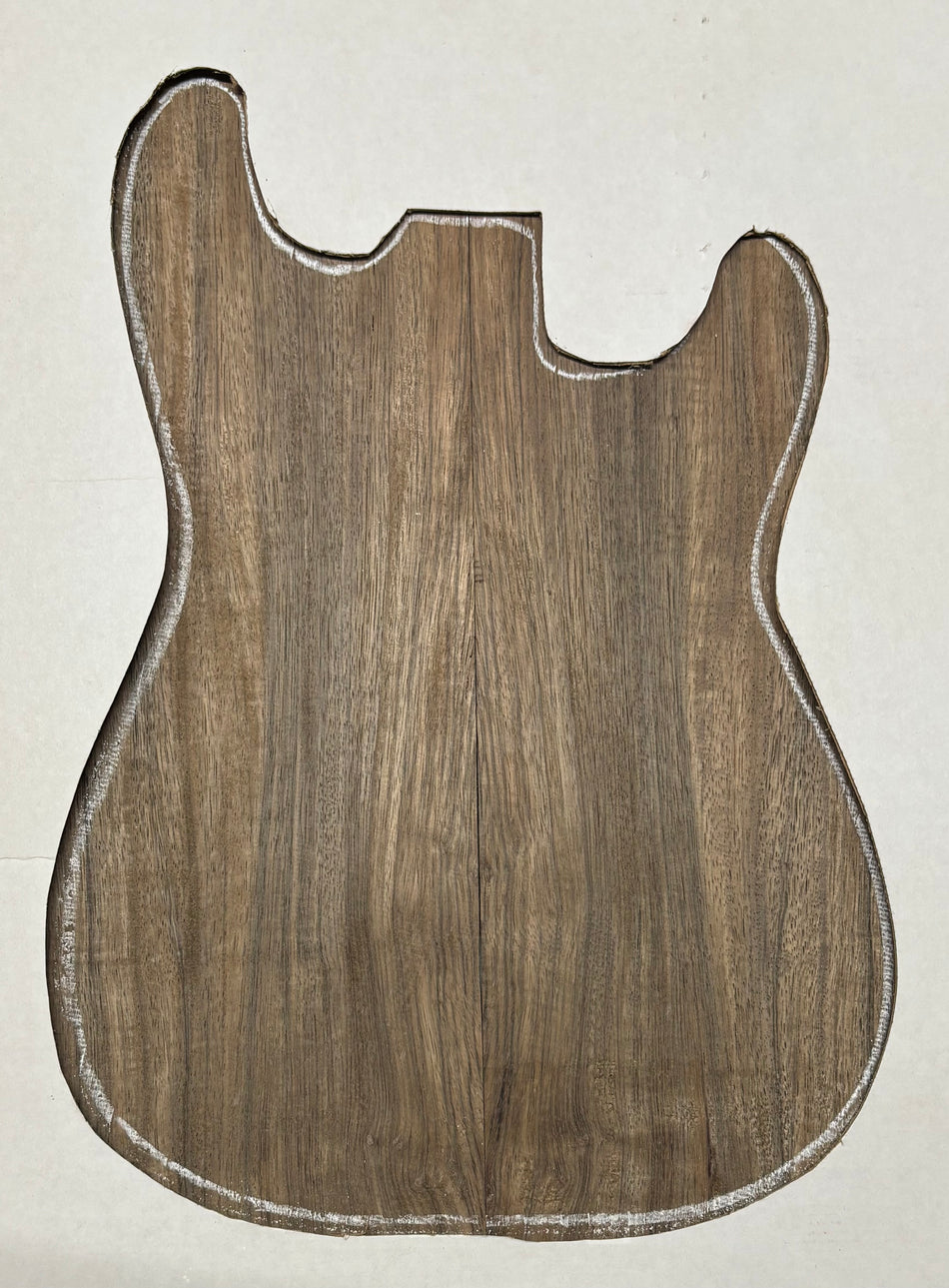 Tables d'harmonie guitare en Noyer noir, appairées, 53,34 x 18,42 x 0,64 cm #309