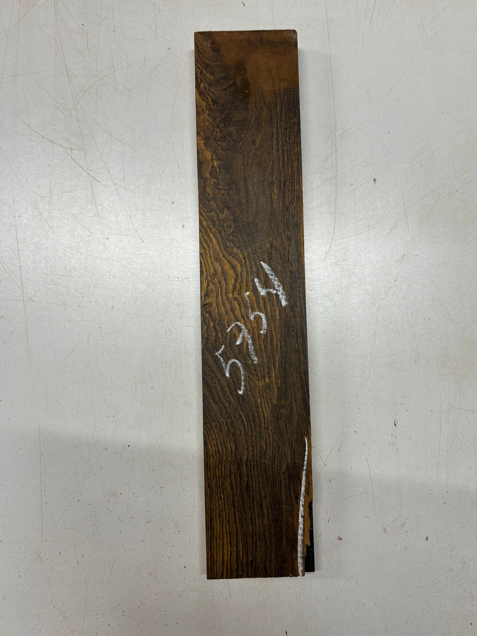 1 Piece, Bocote Lumber Board Blank 18"x3-1/2"x 1"#5754