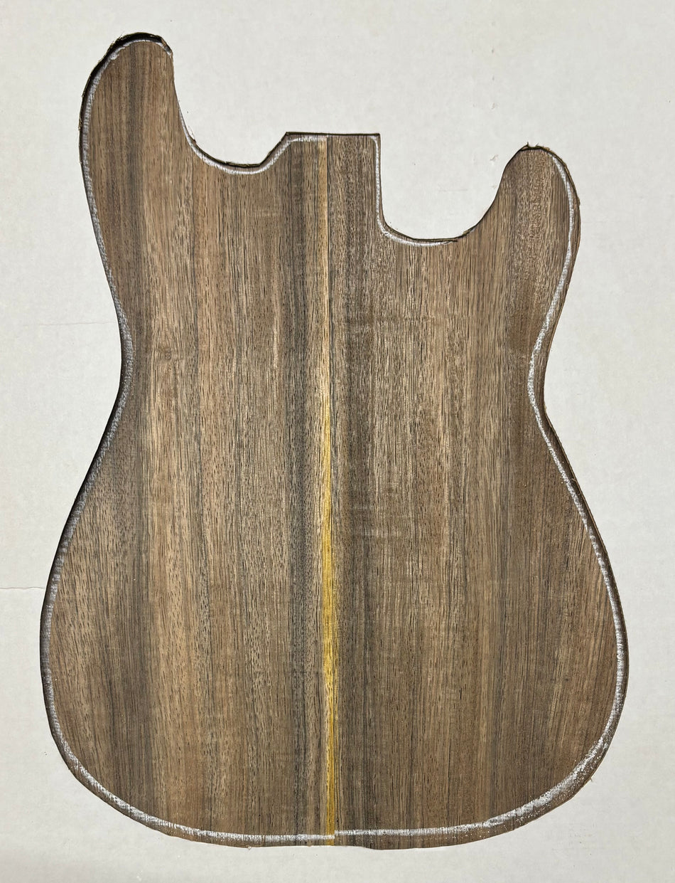 Planchettes de guitare en noyer noir appariées 21" x 7-1/4" x 1/4" #308