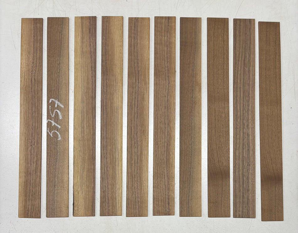 10 Pack, Walnut Thin Stock Lumber 18"x2"x1/8"#5757