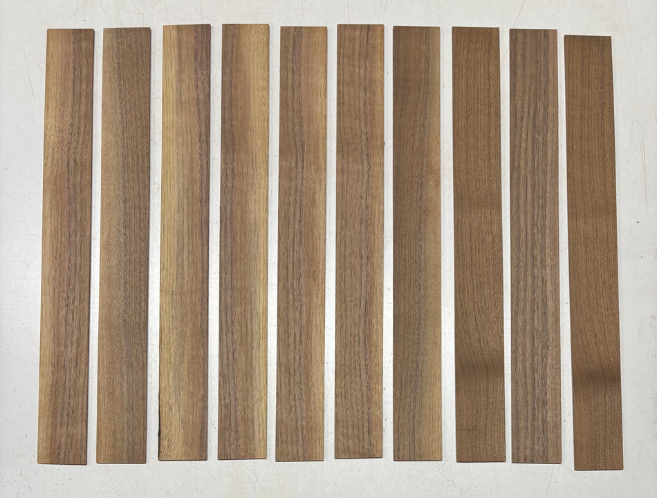 10 Pack, Walnut Thin Stock Lumber 18"x2"x1/8"#5757