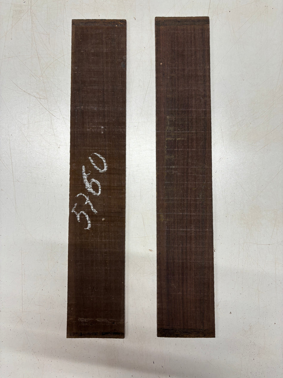 2 Pack, Indian Rosewood Thin Stock Lumber 20"x3-1/2"x1/8"#5760