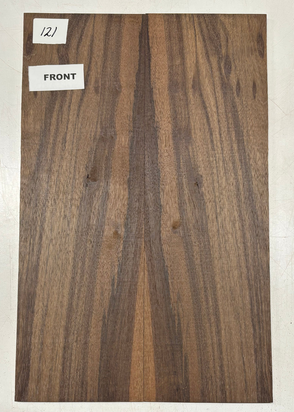 Dessus de guitare en cerisier en "Bookmatch" 21" x 7-1/4" x 1/4" #83
