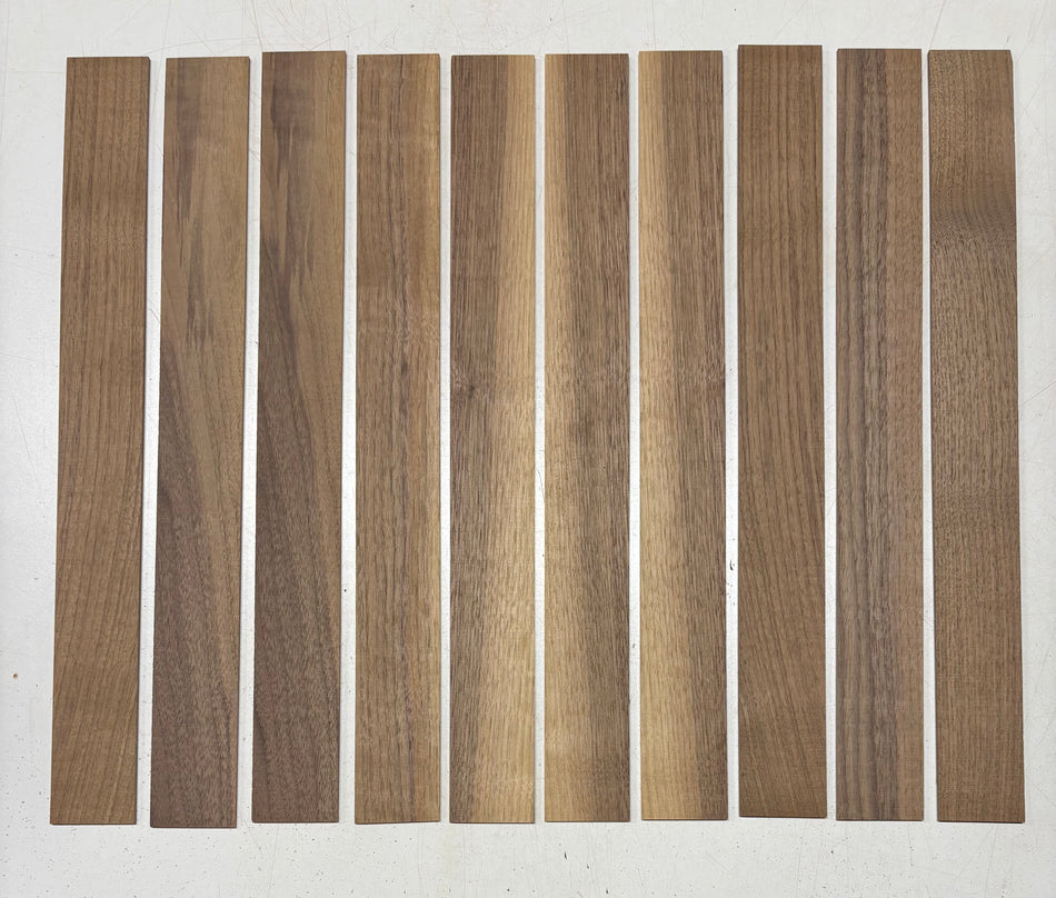 10 Pack, Walnut Thin Stock Lumber 18"x2"x1/8"#5768