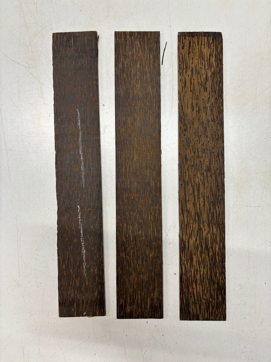3 Pack, Black Palm Thin Stock Lumber 18"x2-3/8"x1/8"#5769