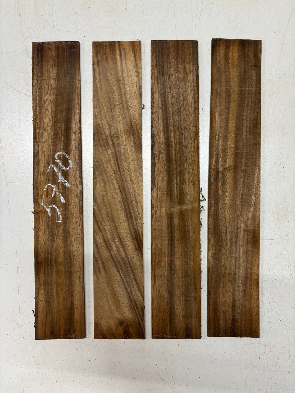4 Pack, Indian Walnut Thin Stock Lumber 18"x3"x1/8"#5770