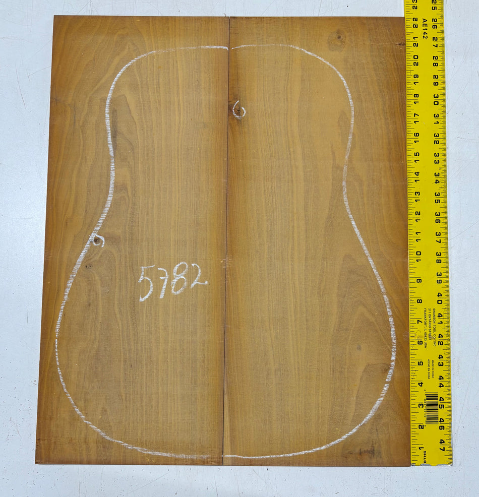 Paela Dreadnought Guitar Back Set 22"x8-3/4"x3/16"#5782