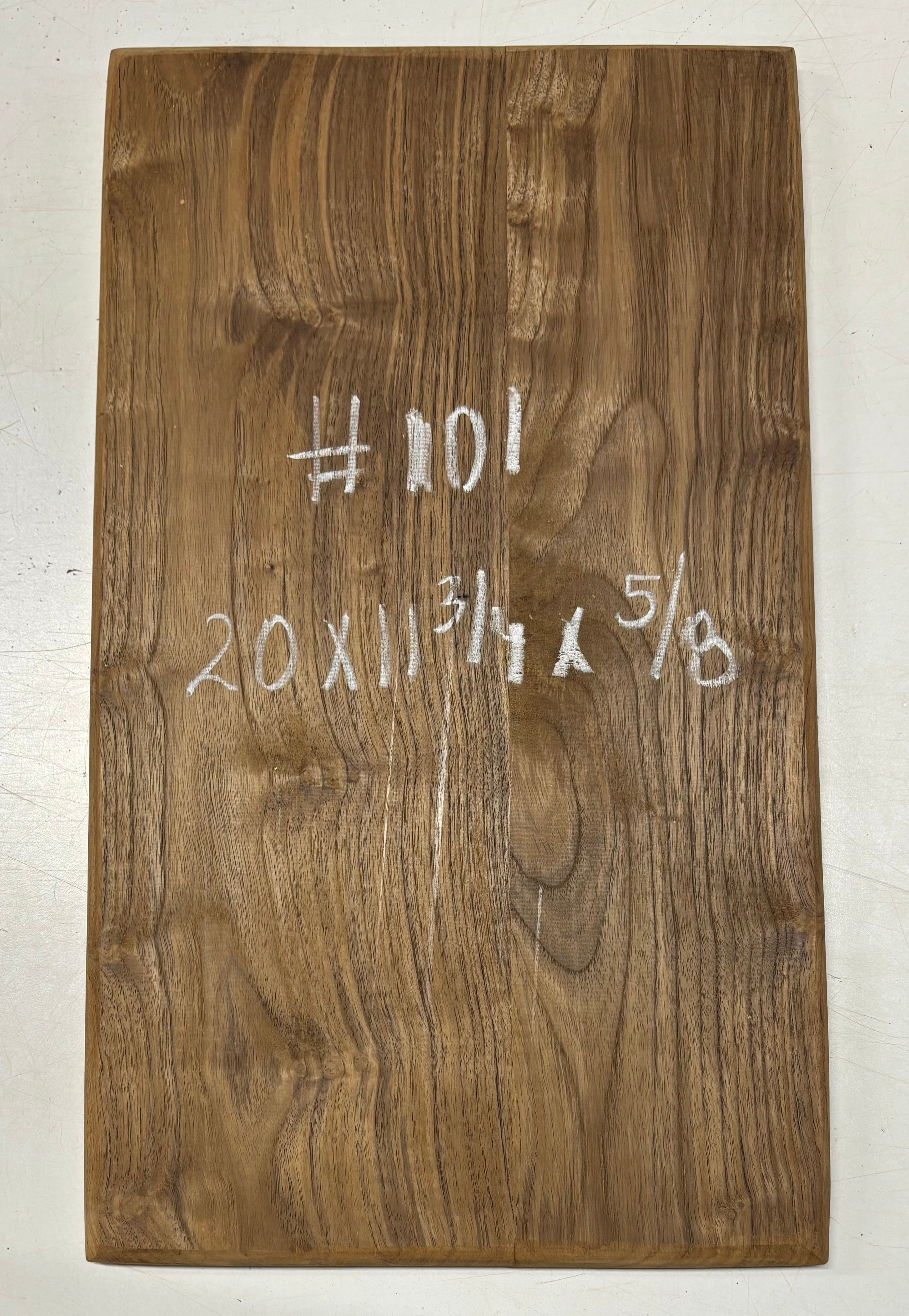 Teak Wood Chopping/Cutting Board (2 Piece- Glued)- 20" x 11-3/4" x 5/8" #101 - Exotic Wood Zone