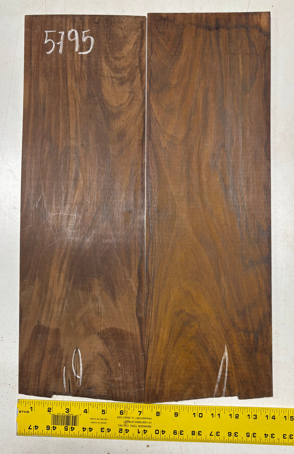 Cocobolo Parlor Guitar Back Set 22"x7"x1/8" #5795