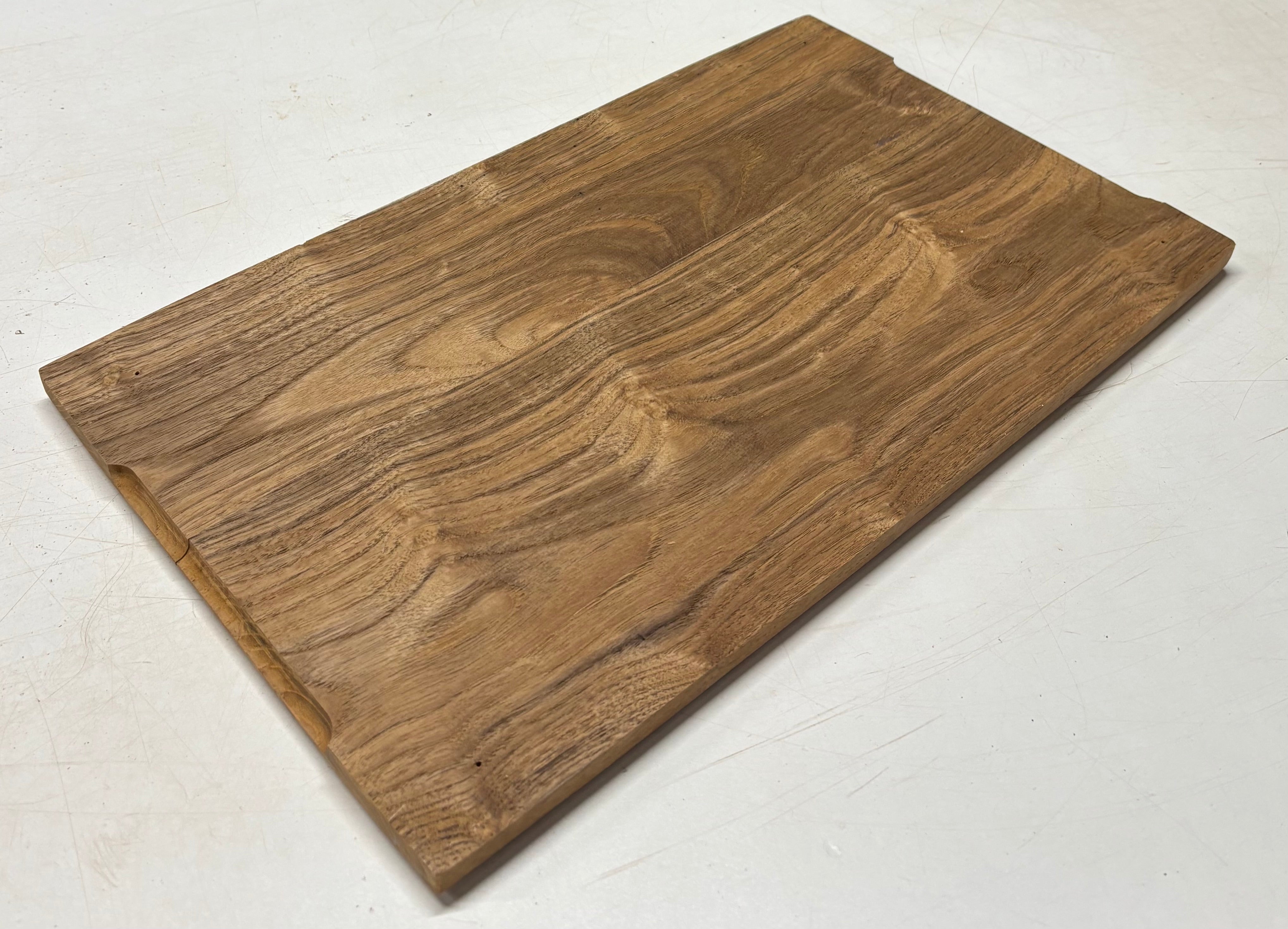 Teak Wood Chopping/Cutting Board (2 Piece- Glued)- 20" x 11-3/4" x 5/8" #101 - Exotic Wood Zone