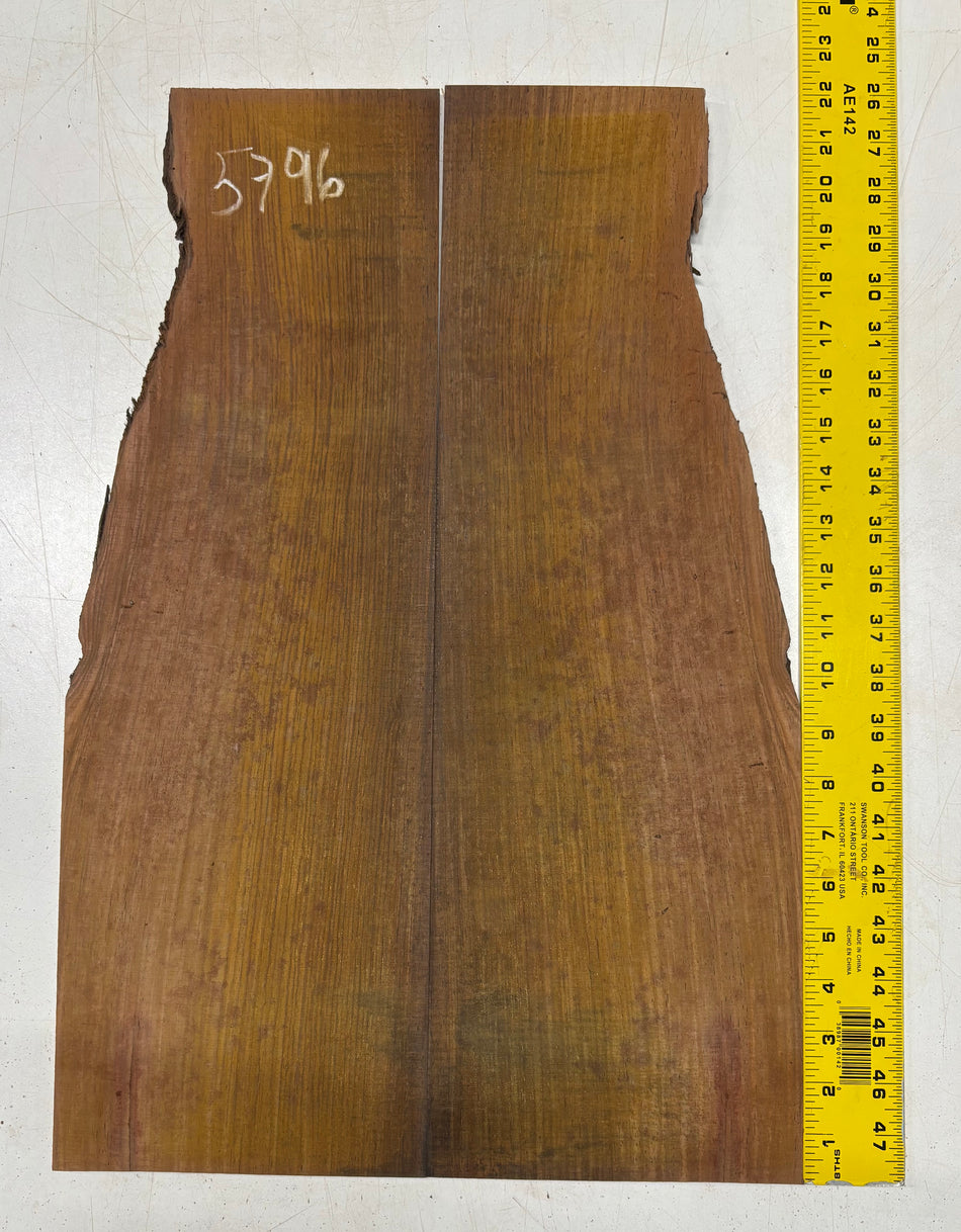 Cocobolo Parlor Guitar Back Set 22"x7"x1/8" #5796