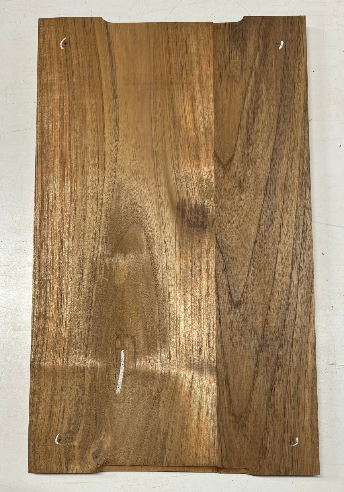 Teak Wood Chopping/Cutting Board (2 Piece- Glued)-20" x 12" x 5/8" #102 - Exotic Wood Zone