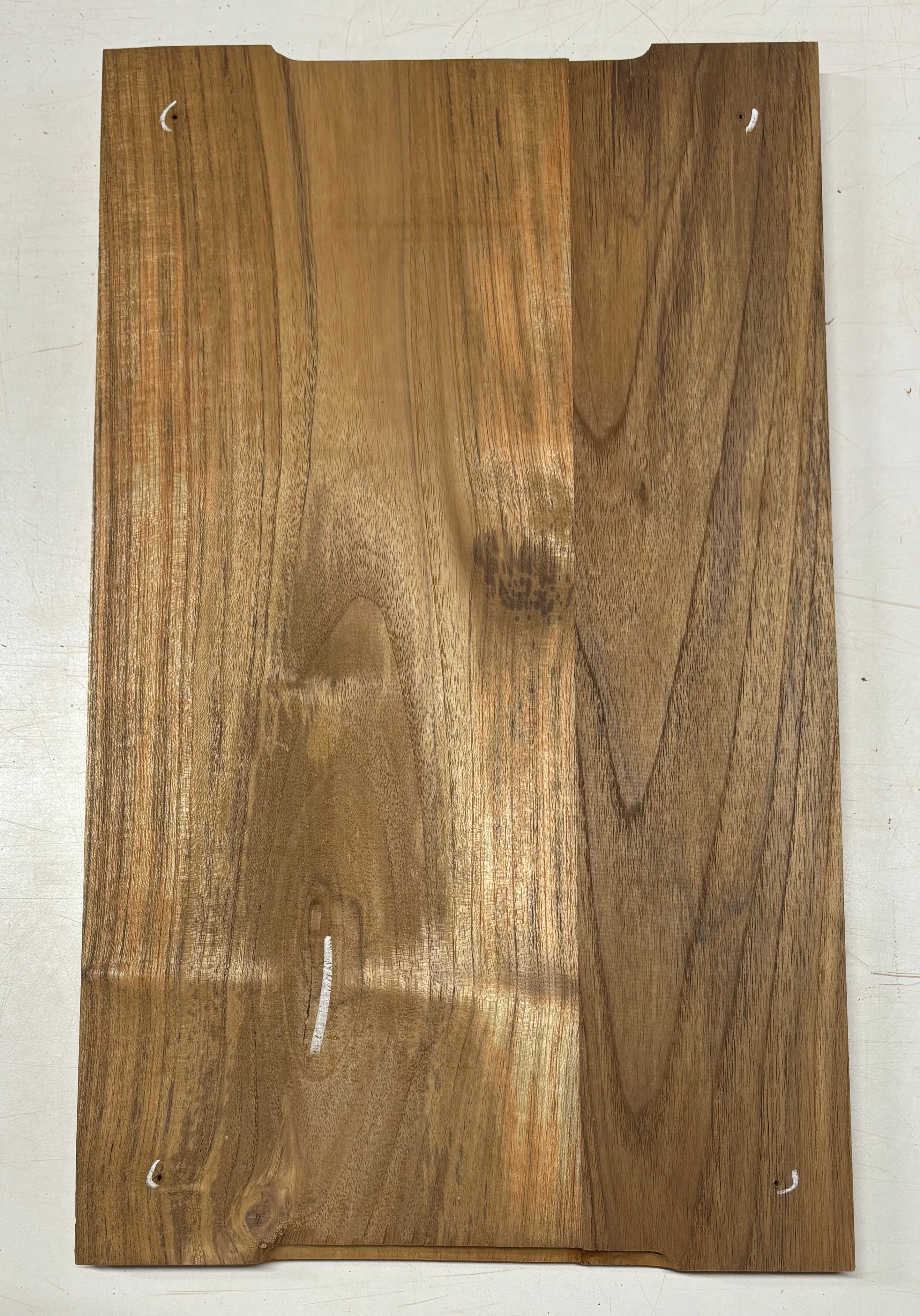 Teak Wood Chopping/Cutting Board (2 Piece- Glued)-20" x 12" x 5/8" #102 - Exotic Wood Zone