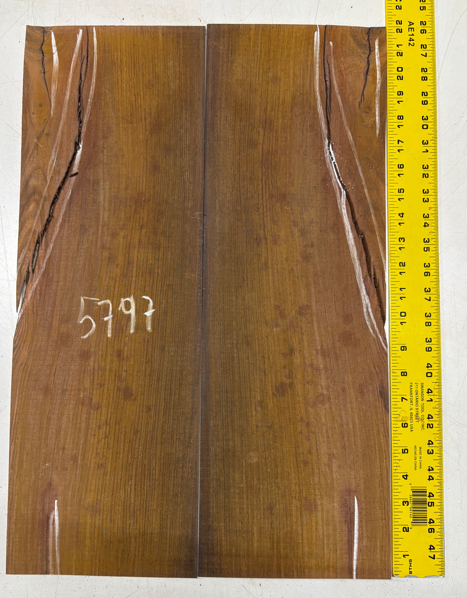 Cocobolo Parlor Guitar Back Set 22"x7"x1/8" #5797