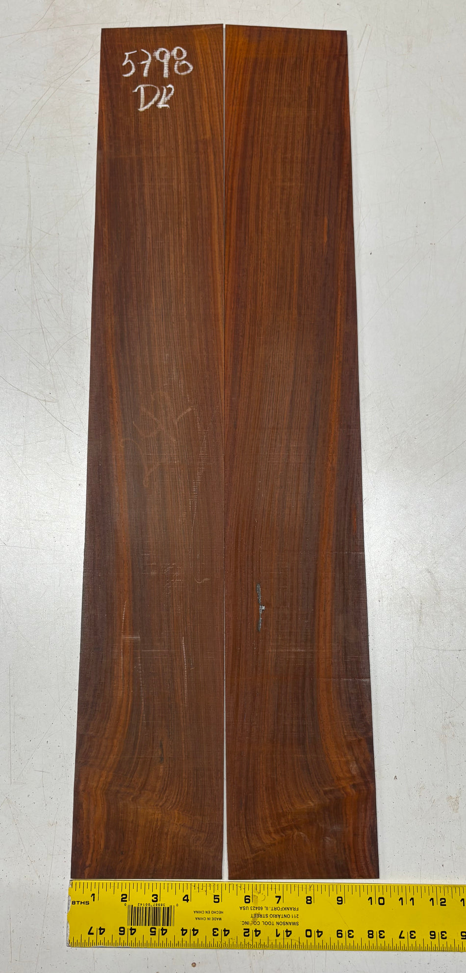 Cocobolo Dreadnought Guitar Side Set 32"x5"x3/16" #5798
