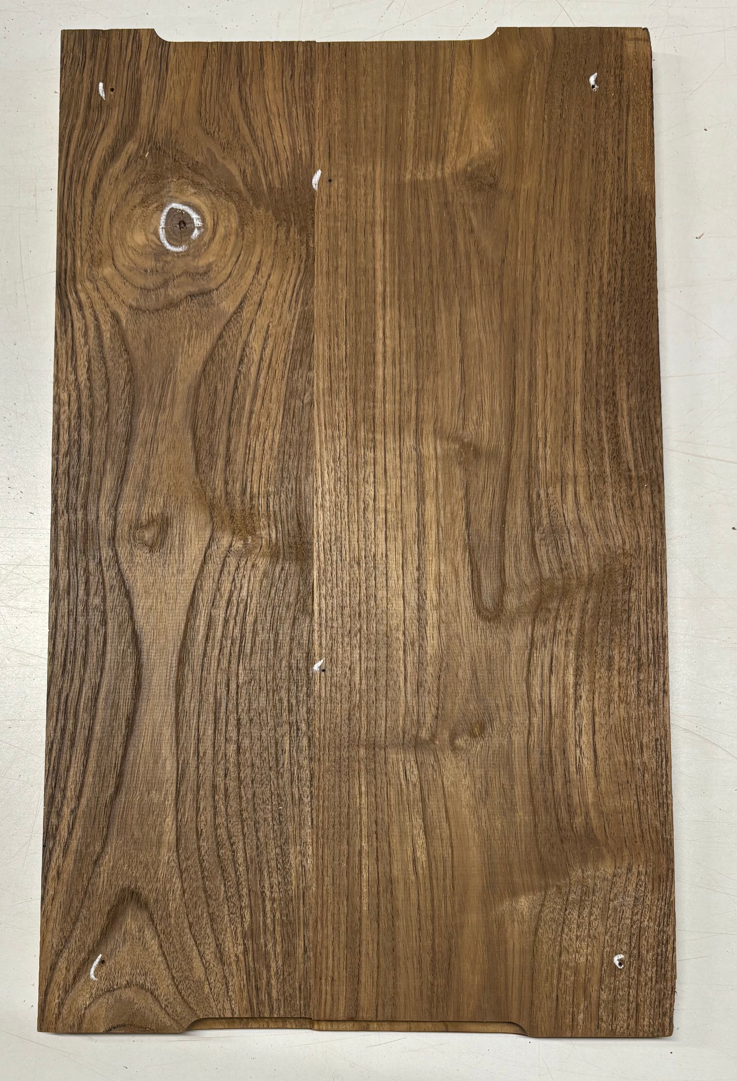 Teak Wood Chopping/Cutting Board (2 Piece- Glued)-20" x 12" x 5/8" #103 - Exotic Wood Zone