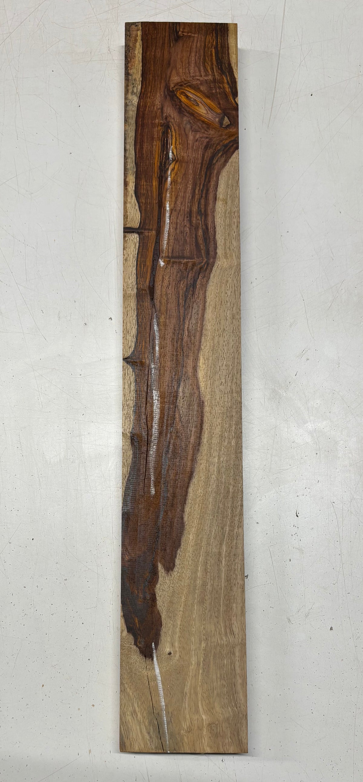 Cocobolo Lumber Board 25" x 4" x 1-1/8" #25 - Exotic Wood Zone