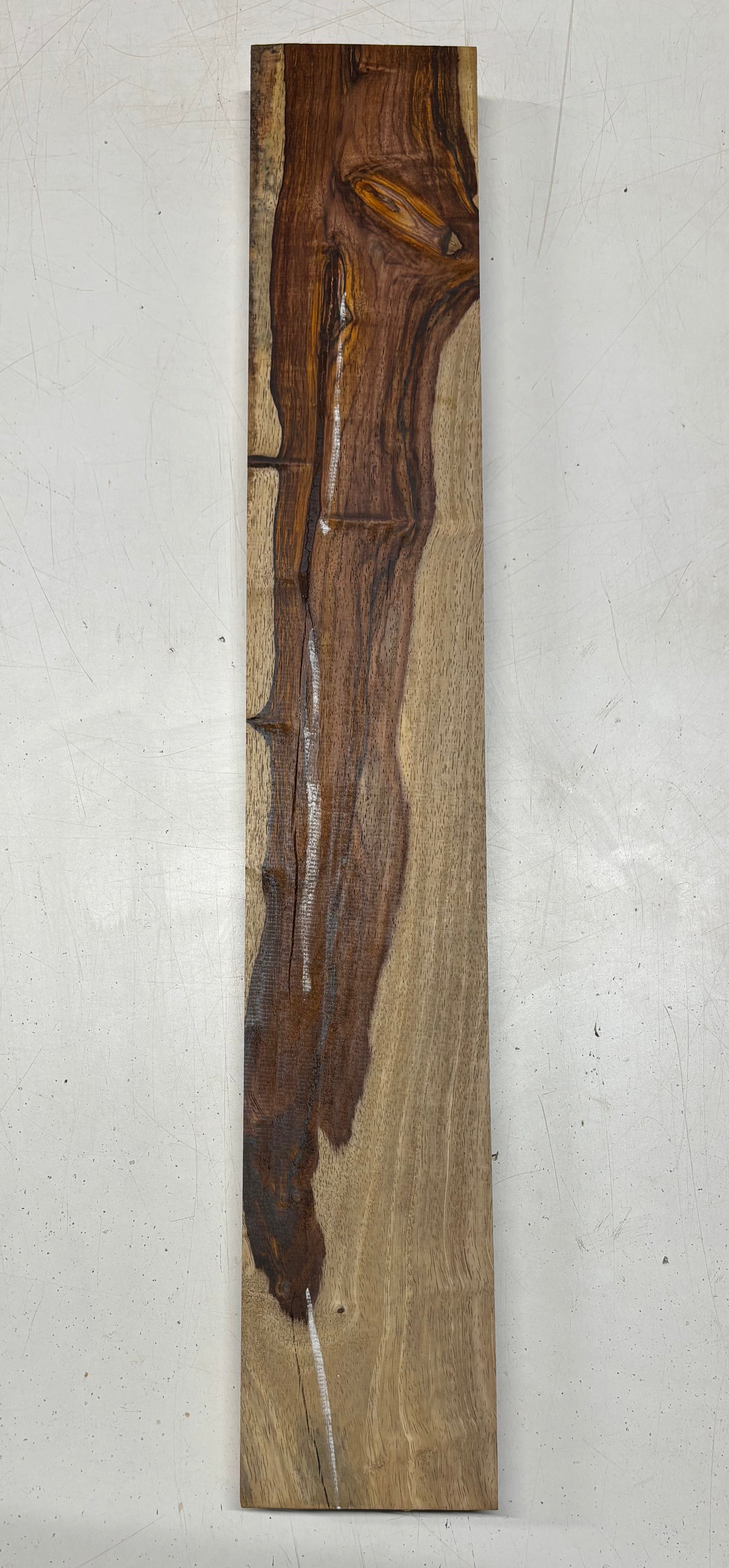 Cocobolo Lumber Board 25" x 4" x 1-1/8" #25 - Exotic Wood Zone