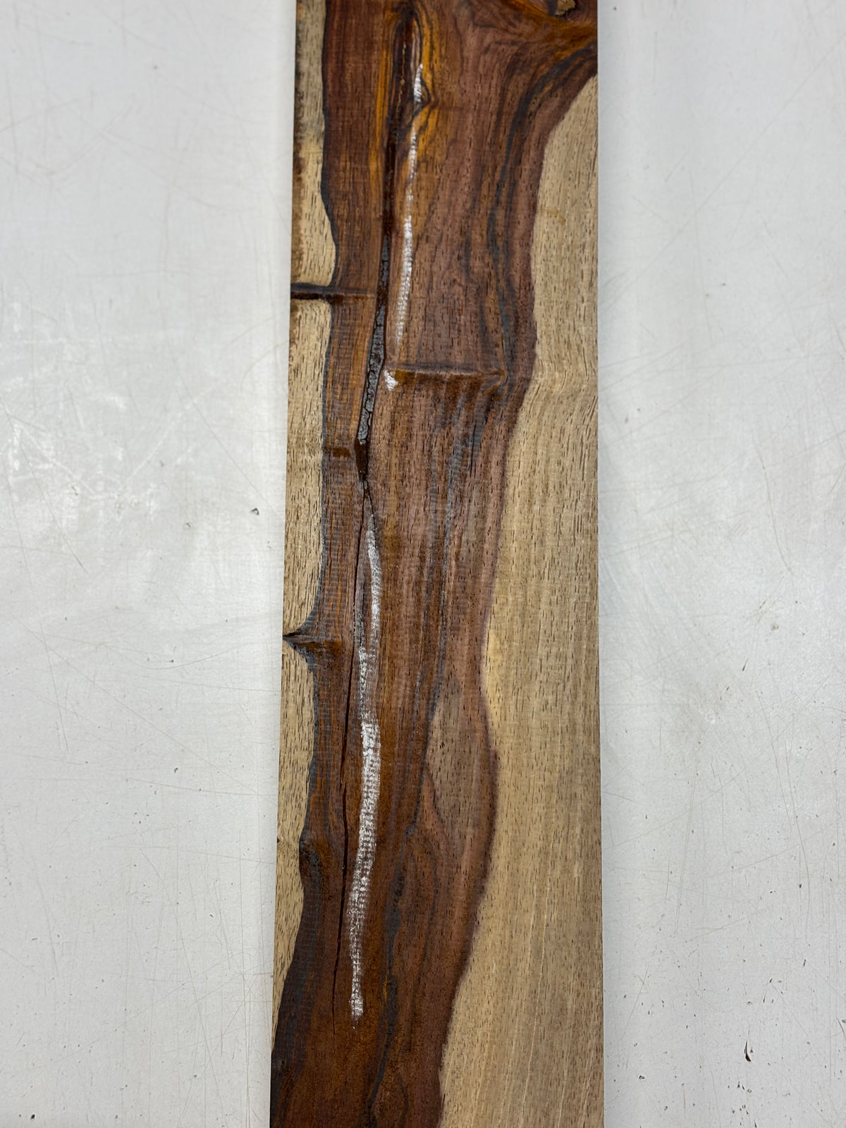 Cocobolo Lumber Board 25" x 4" x 1-1/8" #25 - Exotic Wood Zone