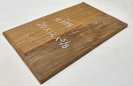 Teak Wood Chopping/Cutting Board (2 Piece- Glued)-20" x 12" x 5/8" #104 - Exotic Wood Zone