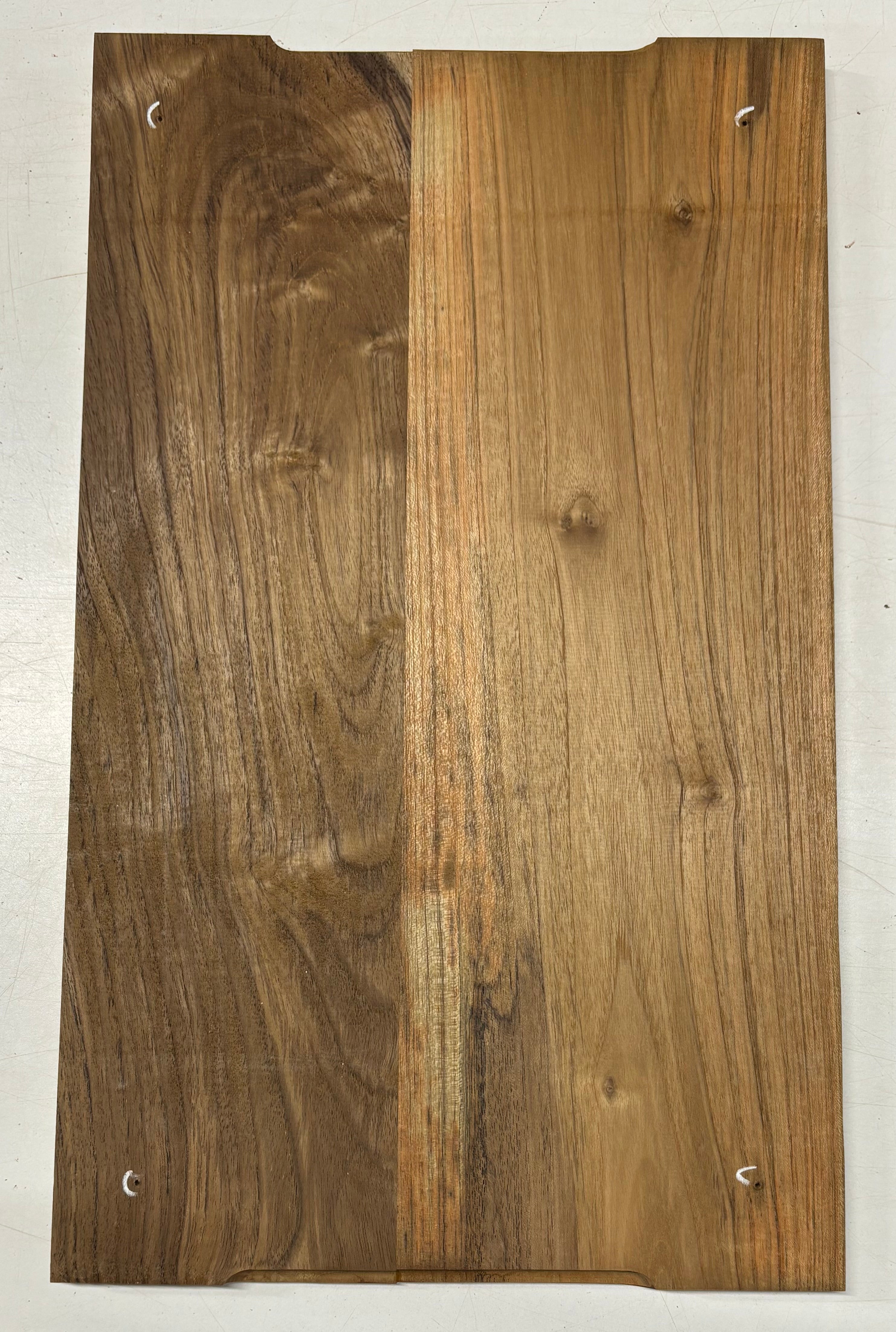 Teak Wood Chopping/Cutting Board (2 Piece- Glued)-20" x 12" x 5/8" #104 - Exotic Wood Zone