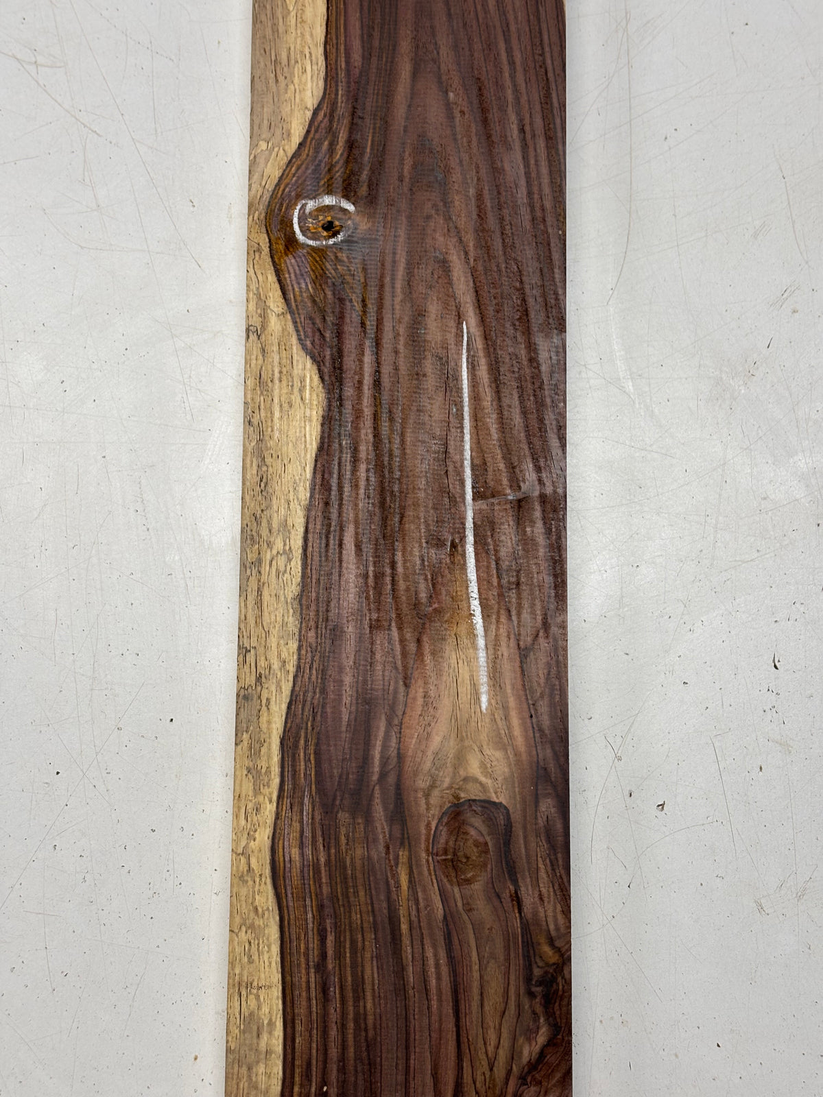 Cocobolo Lumber Board 25" x 4-3/4" x 7/8" #26 - Exotic Wood Zone