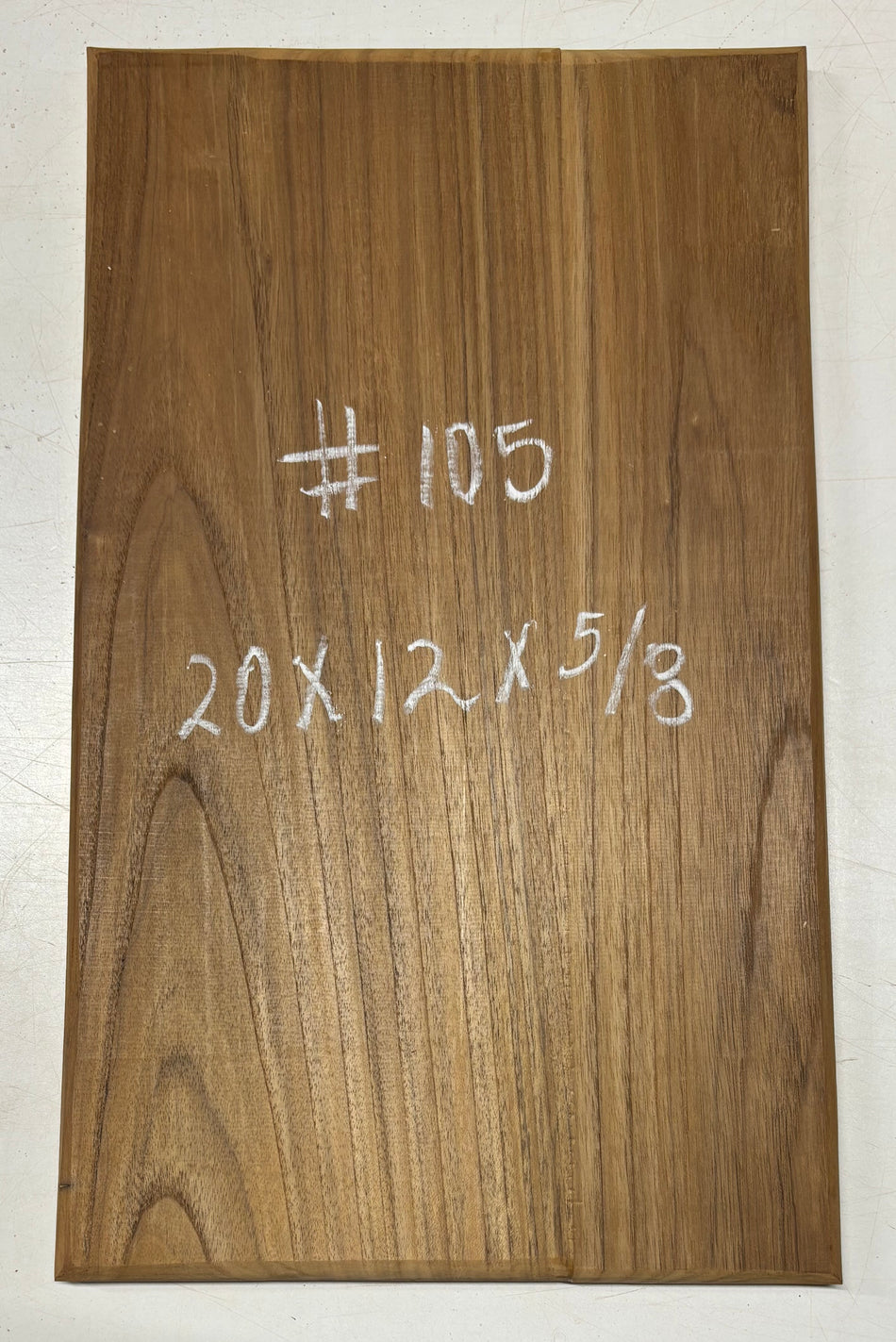 Teak Wood Chopping/Cutting Board (2 Piece- Glued)-20" x 12" x 5/8" #105 - Exotic Wood Zone