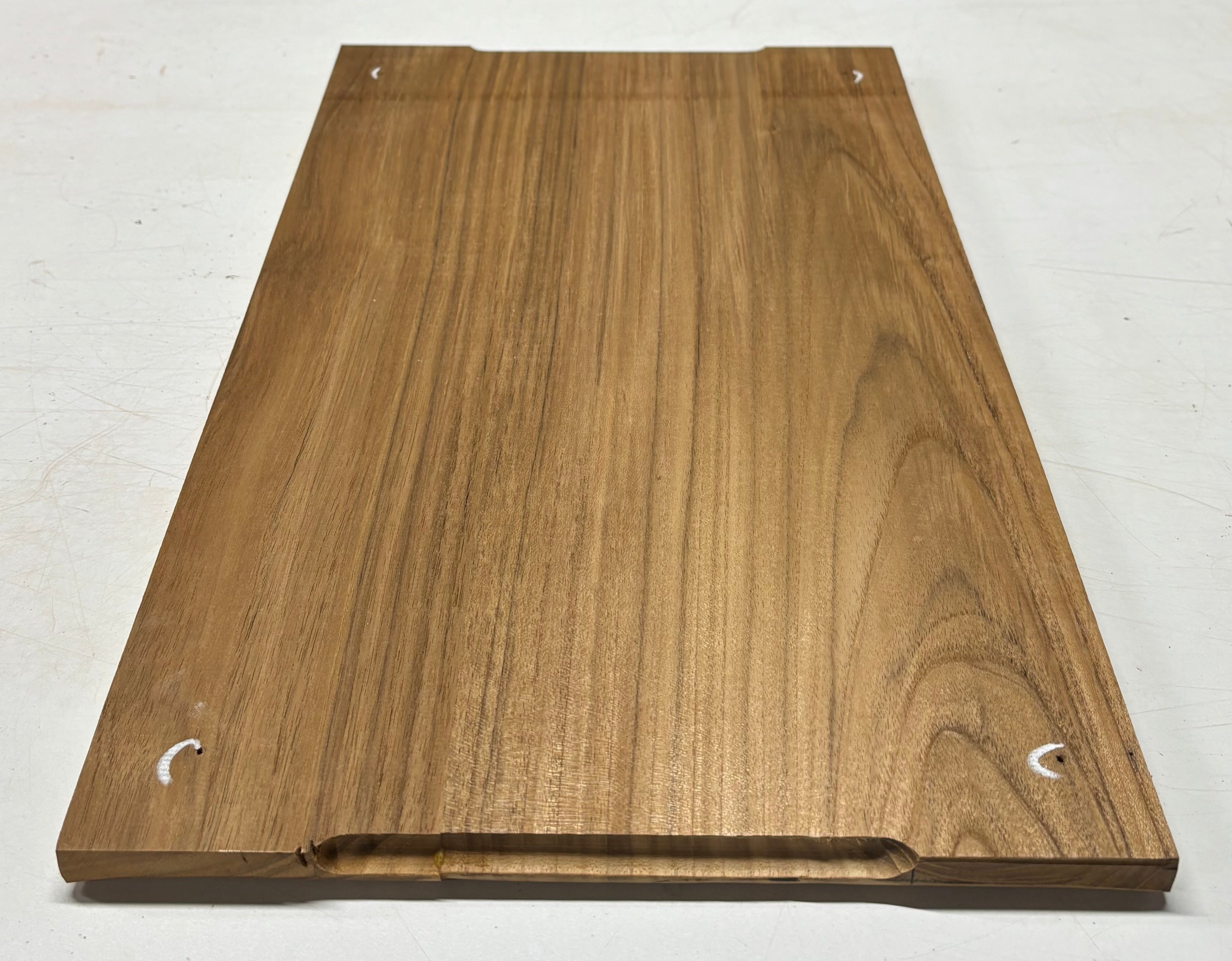 Teak Wood Chopping/Cutting Board (2 Piece- Glued)-20" x 12" x 5/8" #105 - Exotic Wood Zone