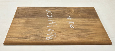 Teak Wood Chopping/Cutting Board (2 Piece- Glued)-20" x 11-3/4" x 5/8" #106 - Exotic Wood Zone