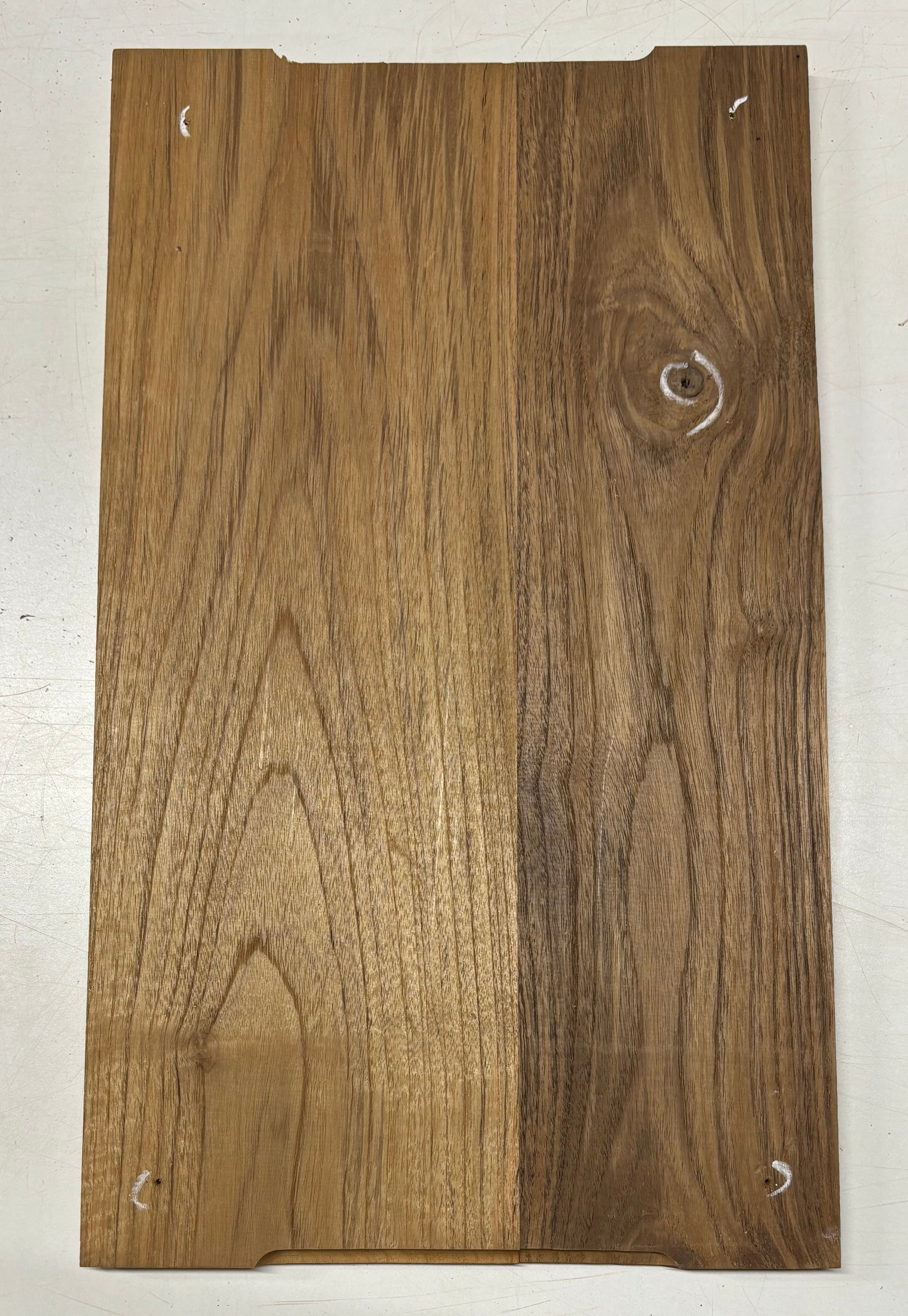 Teak Wood Chopping/Cutting Board (2 Piece- Glued)-20" x 11-3/4" x 5/8" #106 - Exotic Wood Zone