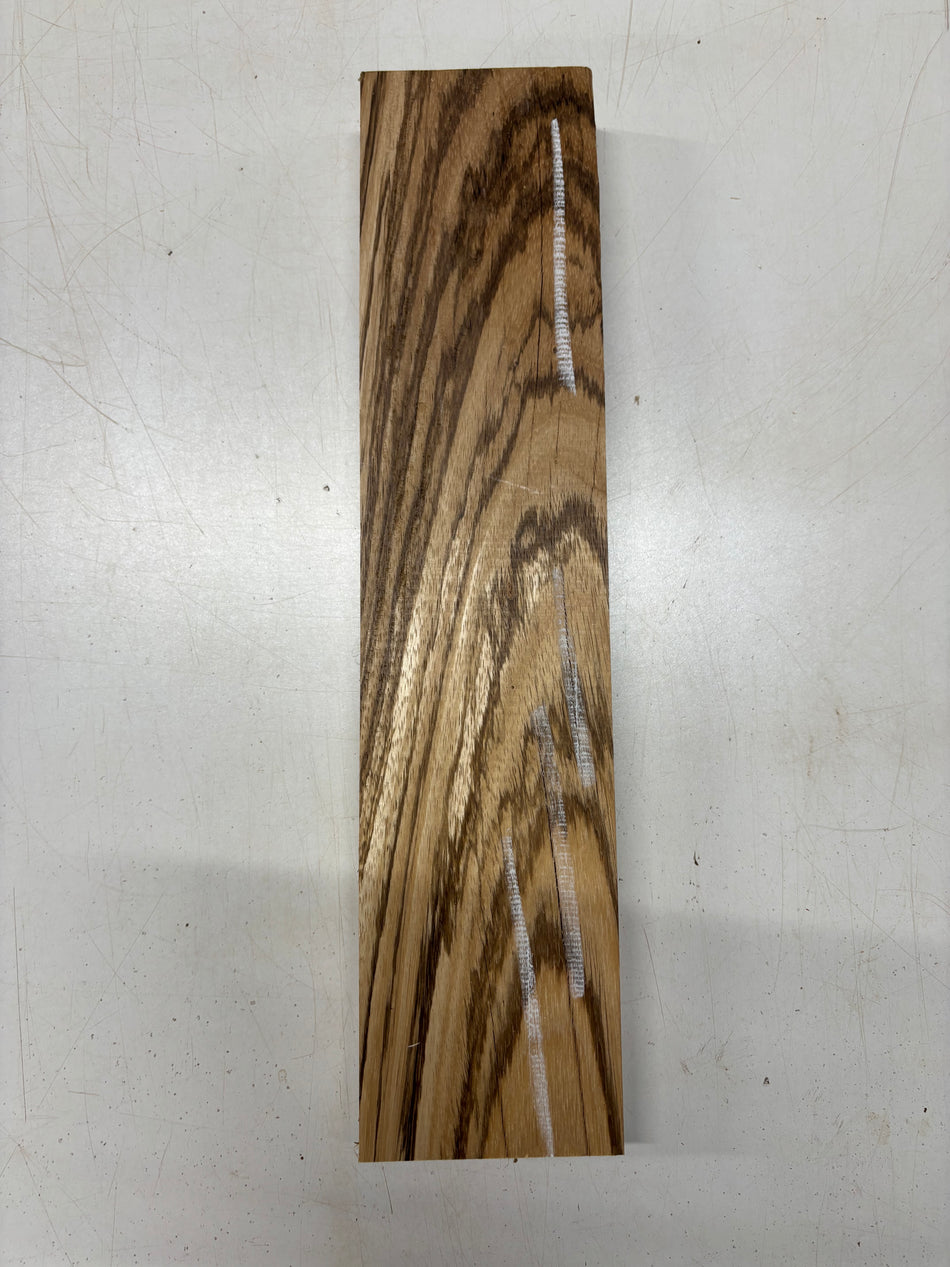 1 Piece, Zebrawood Lumber Board Blank 18"x4"x1-5/8"#5802