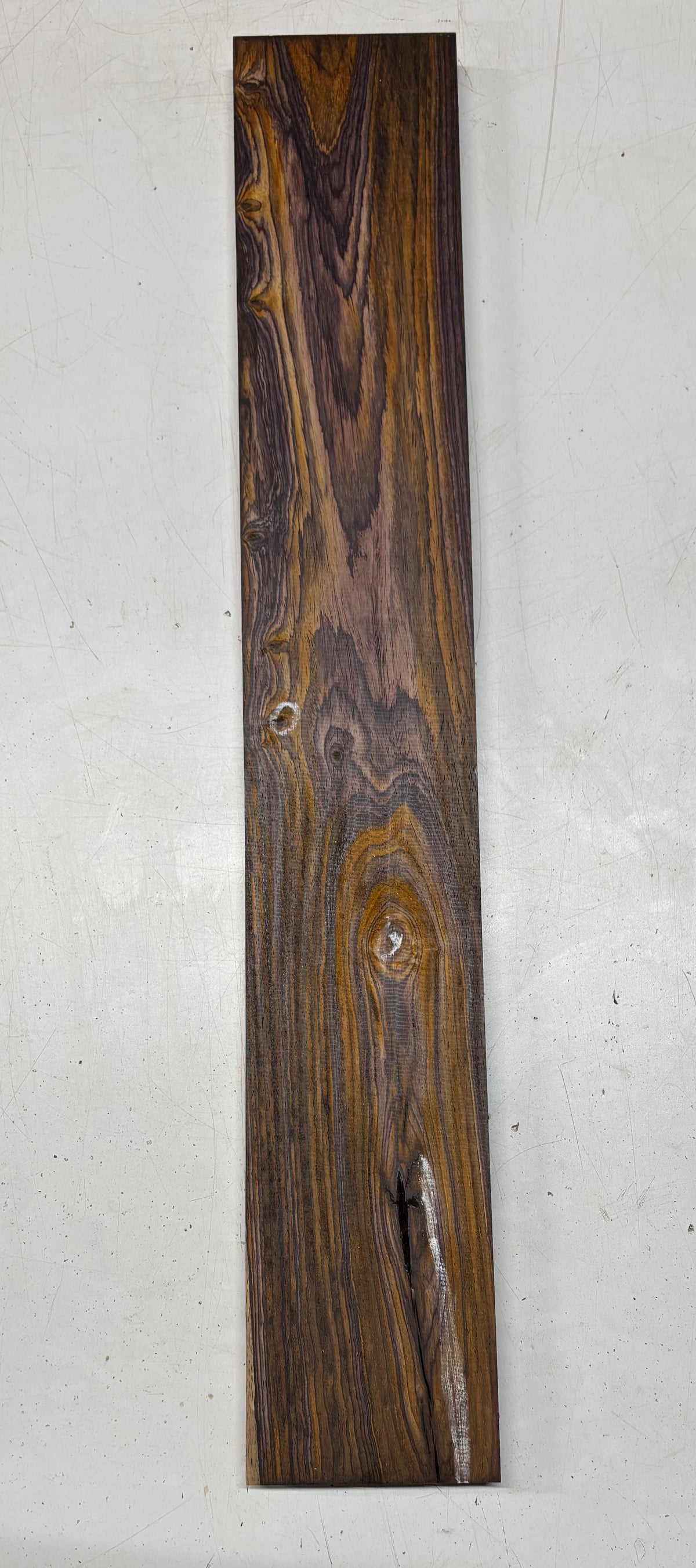 Cocobolo Lumber Board 25" x 4" x 3/4" #31 - Exotic Wood Zone