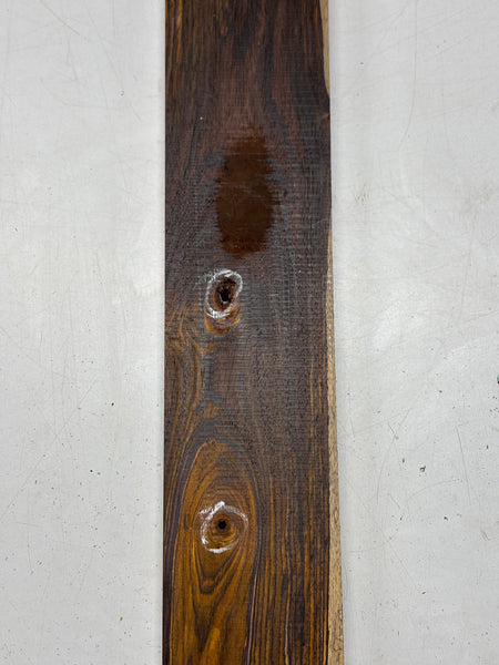 Cocobolo Lumber Board 25" x 4" x 3/4" #31 - Exotic Wood Zone