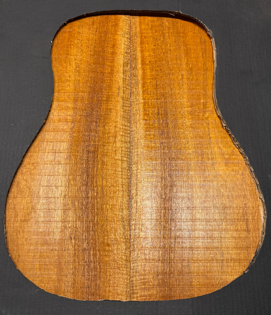 Flame Genuine Mahogany Dreadnought Guitar Back Set #4153