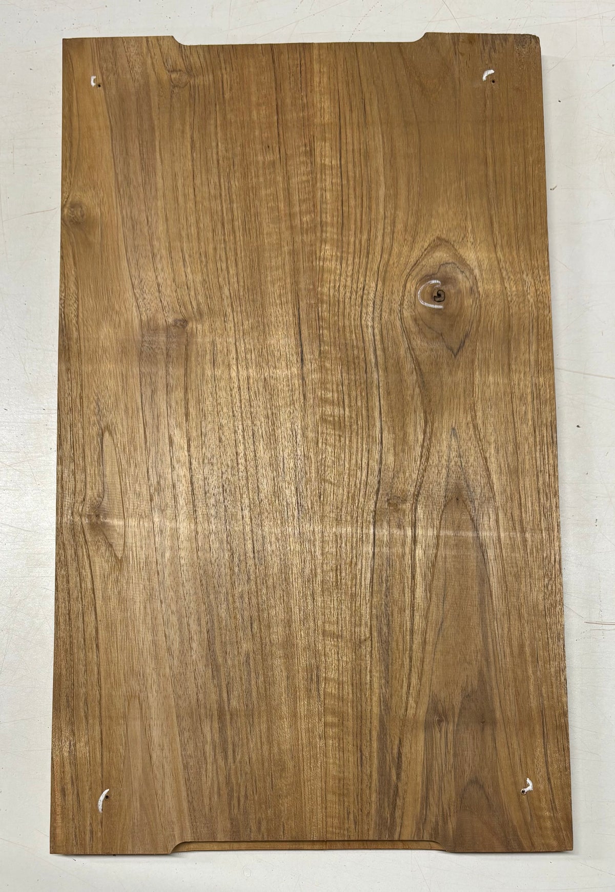 Teak Wood Chopping/Cutting Board (2 Piece- Glued)-20" x 12" x 5/8" #108 - Exotic Wood Zone
