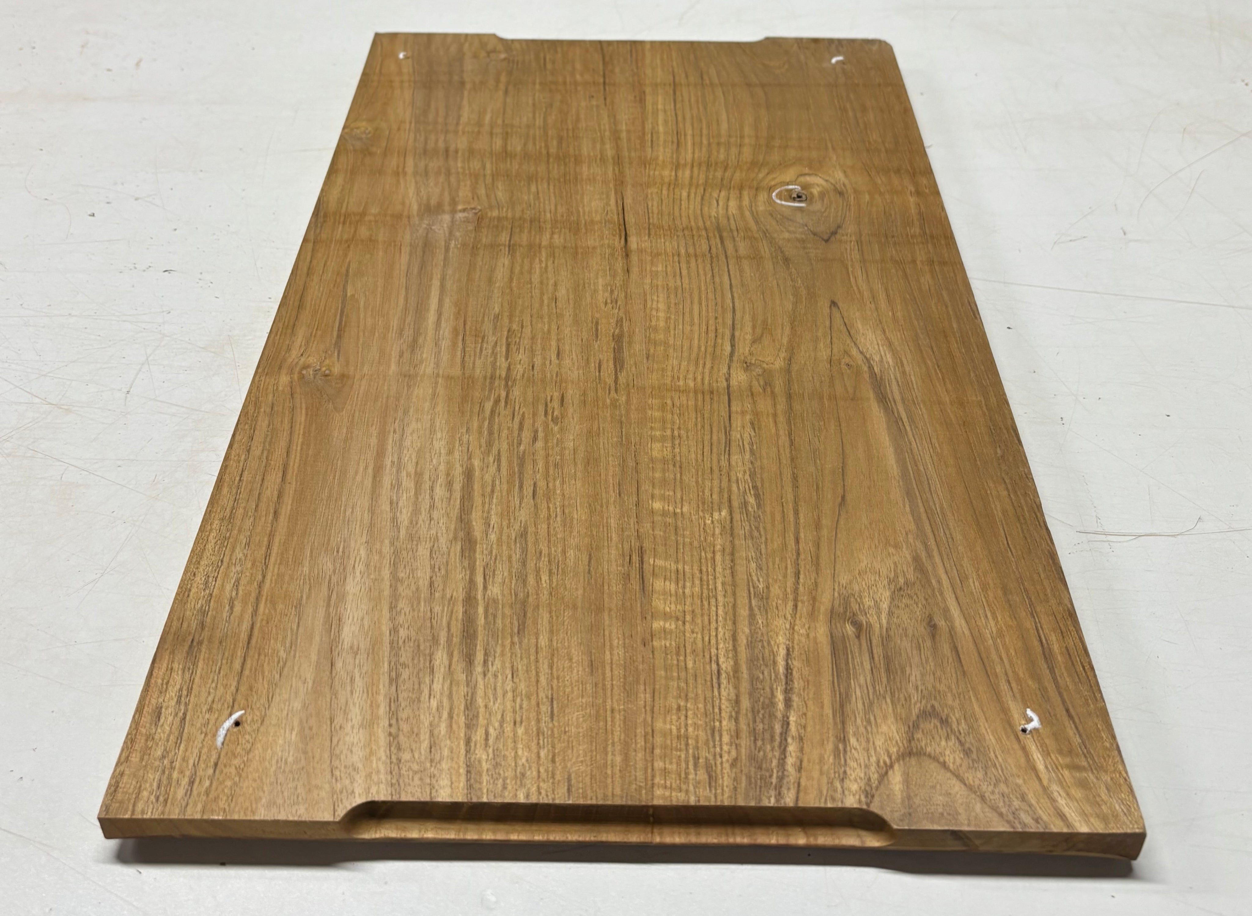 Teak Wood Chopping/Cutting Board (2 Piece- Glued)-20" x 12" x 5/8" #108 - Exotic Wood Zone