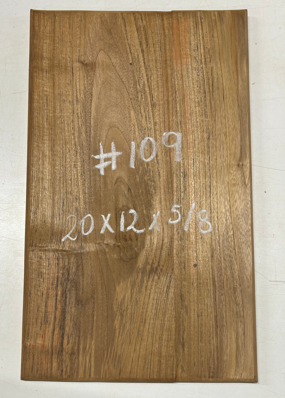 Teak Wood Chopping/Cutting Board (2 Piece- Glued)-20" x 12" x 5/8" #109 - Exotic Wood Zone
