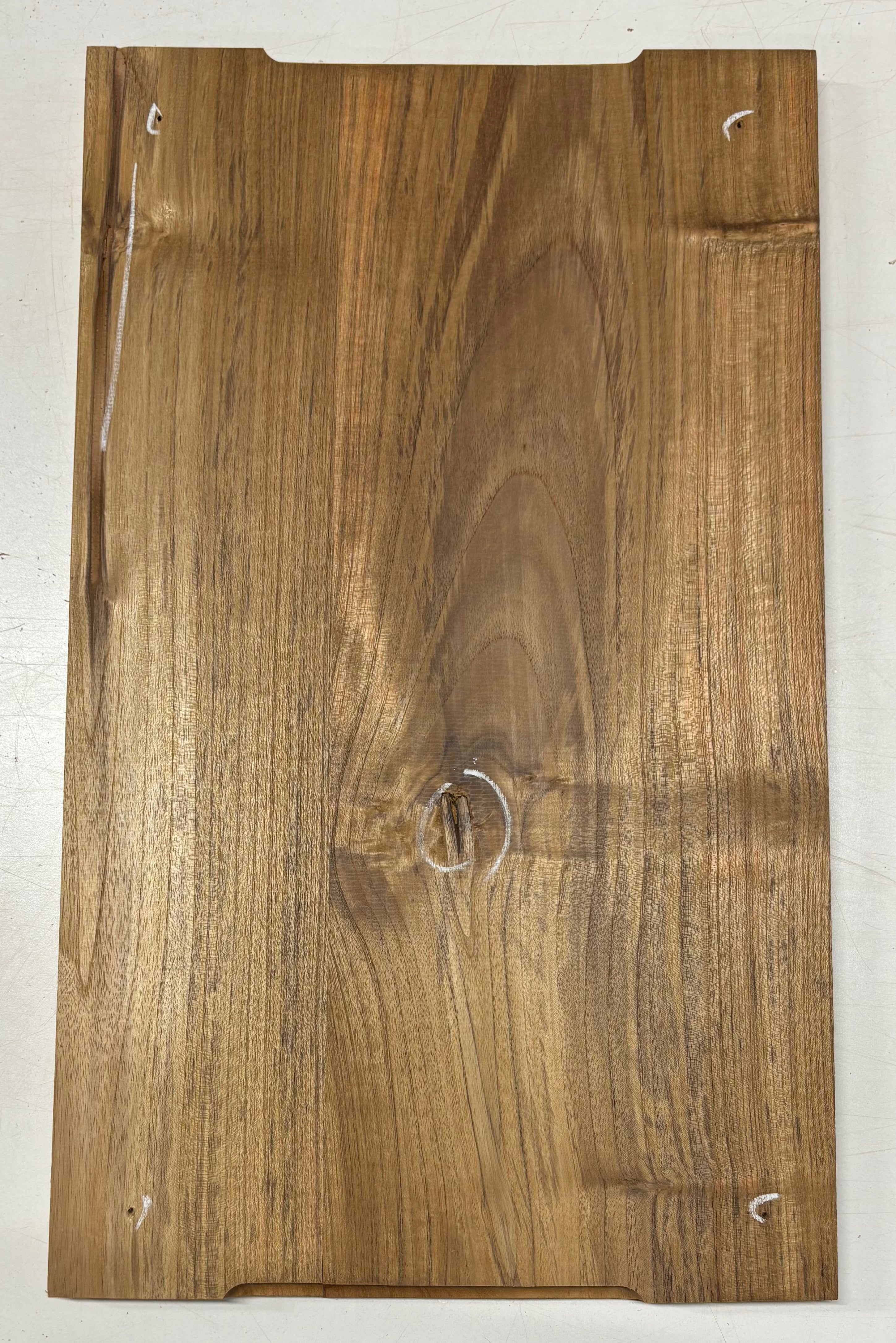 Teak Wood Chopping/Cutting Board (2 Piece- Glued)-20" x 12" x 5/8" #109 - Exotic Wood Zone