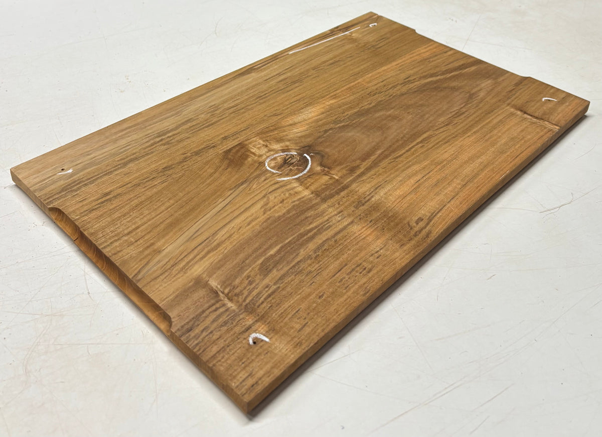 Teak Wood Chopping/Cutting Board (2 Piece- Glued)-20" x 12" x 5/8" #109 - Exotic Wood Zone