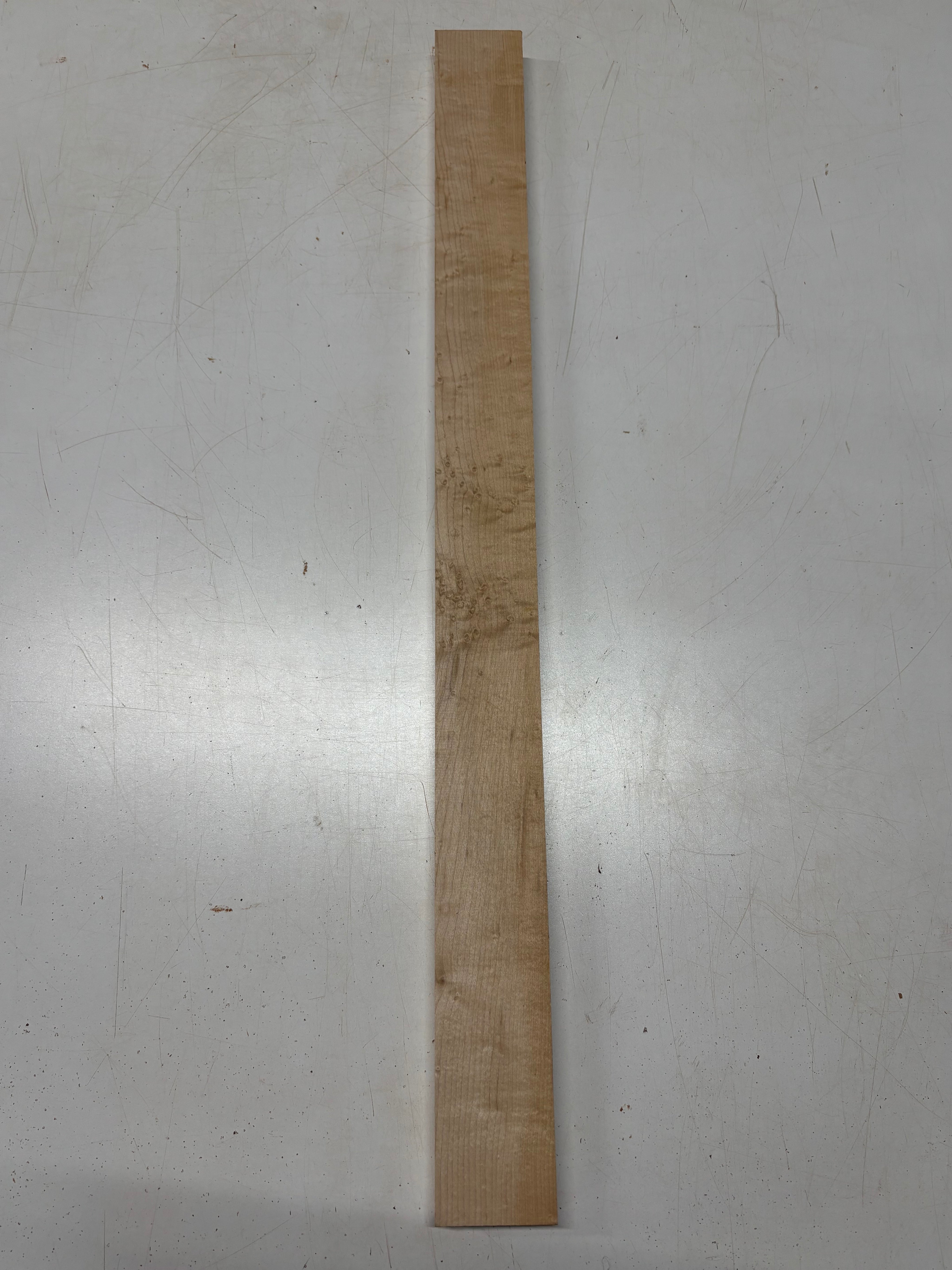 1 Pcs, Birdseye Maple Guitar Neck Blank 33"x 2-3/4"x 1"#8203 - Exotic Wood Zone