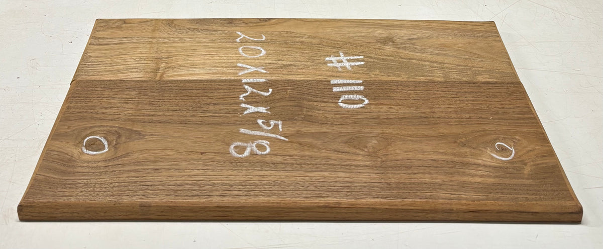 Teak Wood Chopping/Cutting Board (2 Piece- Glued)-20" x 12" x 5/8" #110 Exotic Wood Zone 