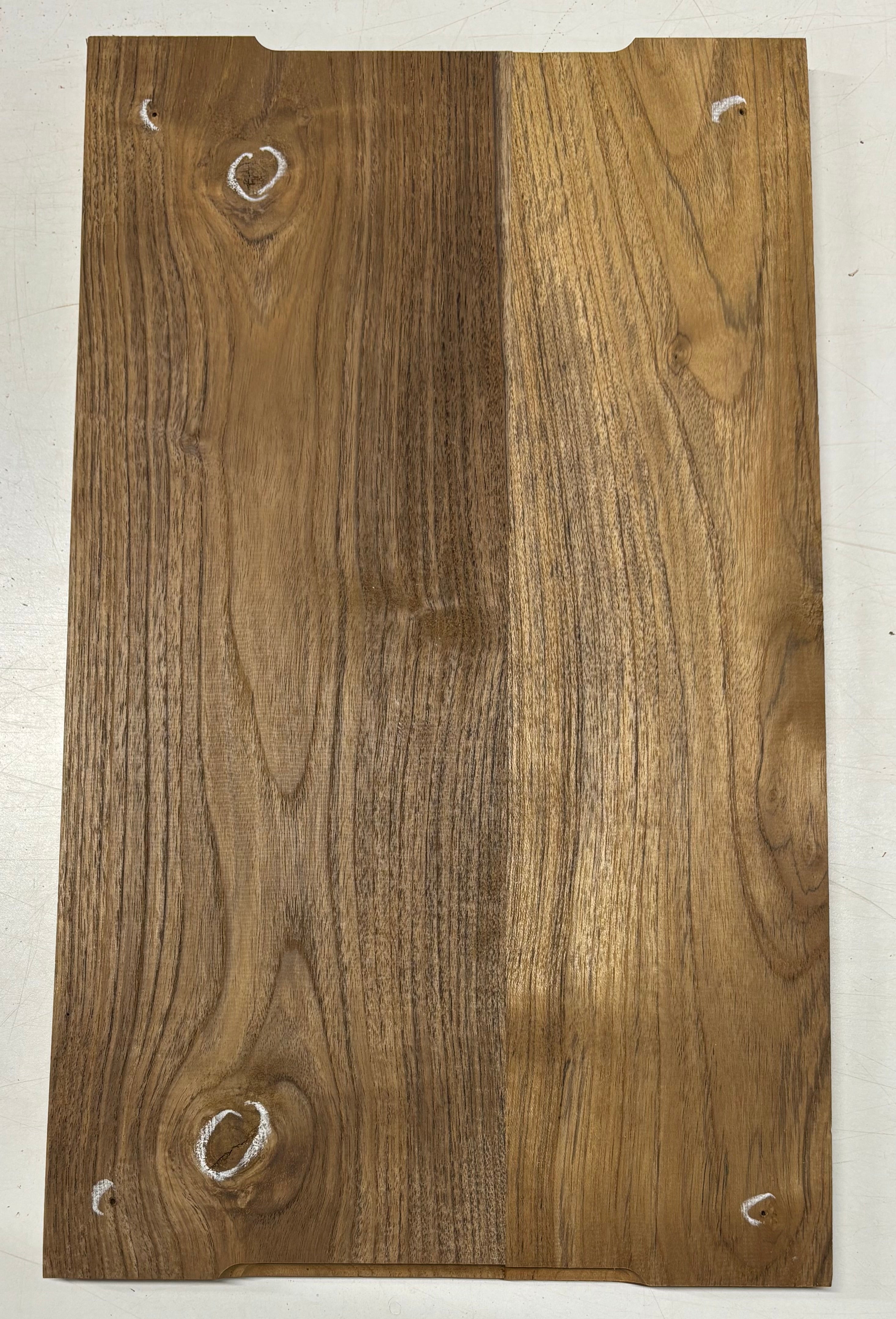 Teak Wood Chopping/Cutting Board (2 Piece- Glued)-20" x 12" x 5/8" #110 Exotic Wood Zone 