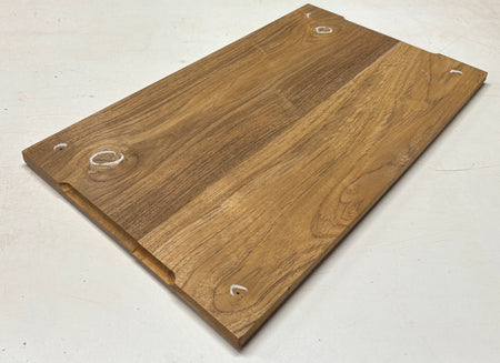 Teak Wood Chopping/Cutting Board (2 Piece- Glued)-20" x 12" x 5/8" #110 Exotic Wood Zone 